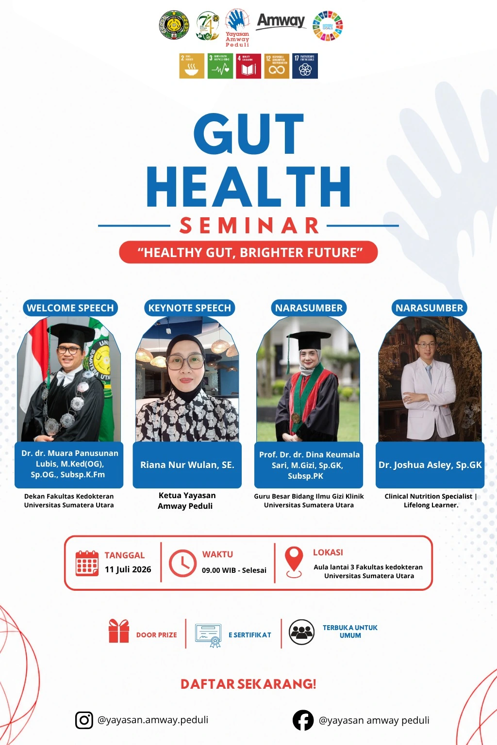 GUT HEALTH SEMINAR 2026 "Healthy Gut, Brighter Future"